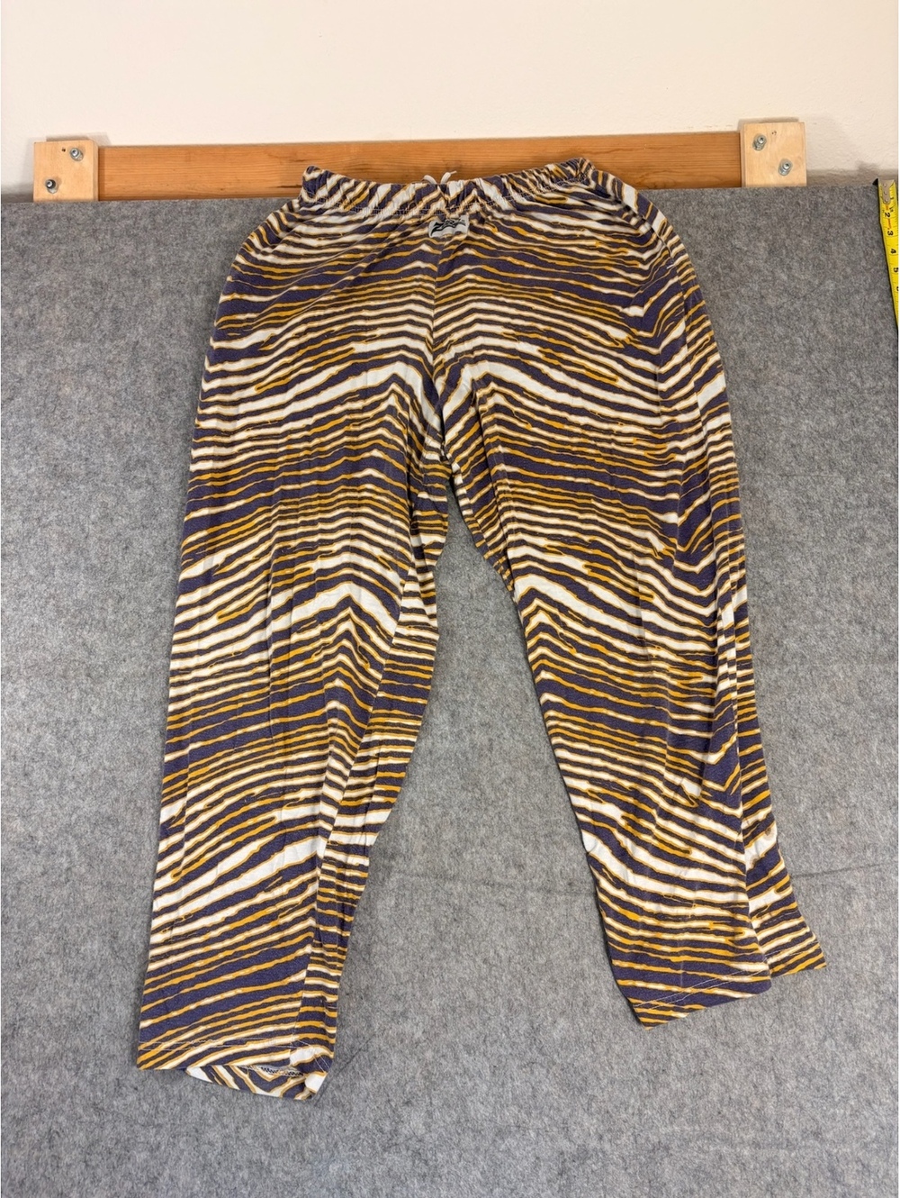 Vintage Minnesota Vikings Zubaz Zebra print lounge pants size medium
